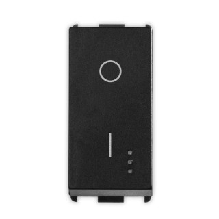 Interruptor bipolar basculante Master Pixia 2P 16AX Negro 14002