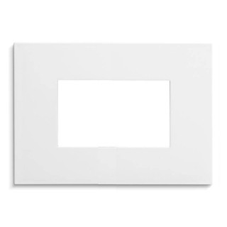 Marco Embellecedor Master Pixia 4 plazas Blanco Nieve 14PX104