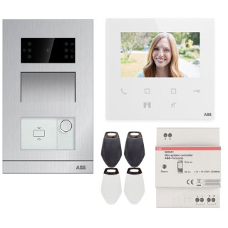 Kit Visiophone ABB Unifamiliale encastré avec Wifi WLK411B