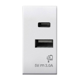 Ave Domus S44 3A Typ A+C USB-Steckdose weiß 441082USBAC
