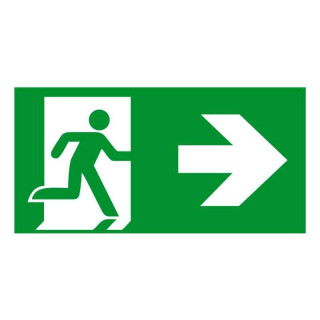 Linergy One-sided Exit sign Right Lamps Selfie 17m A172