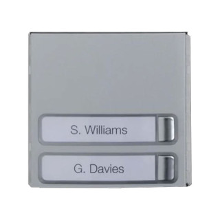 Façade pour module d'appel 2 boutons Came Bpt MTMF2P 60020110