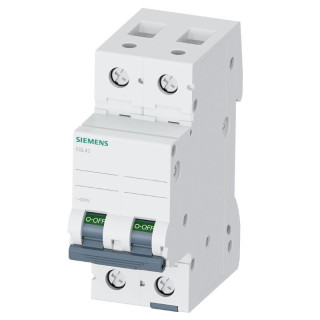 Siemens LS-Schalter 2P 10A 10kA Typ C 2 Module 5SL42107