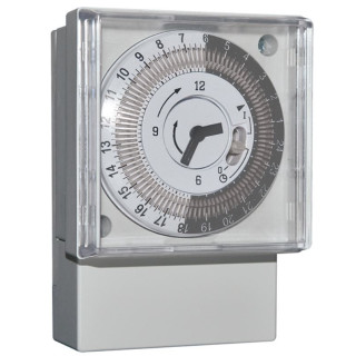 Perry daily time switch wall mounting and Din 1IO0018