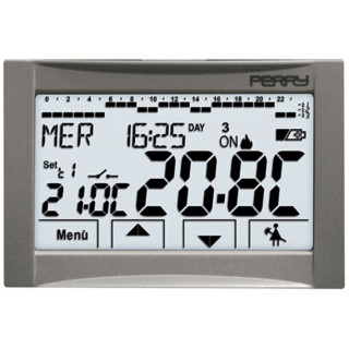 Cronotermostato Perry incasso Touch Screen Universale a Batteria CDS26