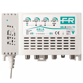 Fracarro TV switchboard 4 inputs 3+DAB 4.5 U T2 30dB 223615