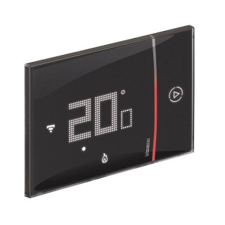 Bticino Smarther 2 Wlan Unterputz-Thermostat Schwarz 230V SXG8002