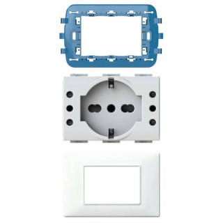 Kit Bundle 4Box para Vimar Plana blanco 4BP503KIT.BN