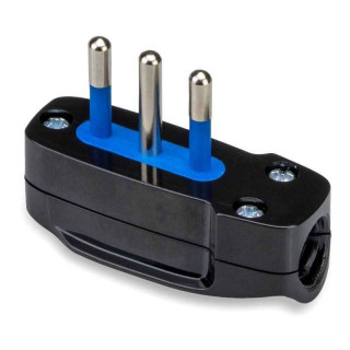 Master flat plug type S 11 2P+E 10A 230V black 05450