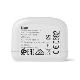 Nice Radio interface for managing and dimming lights BIDI-DIMMER