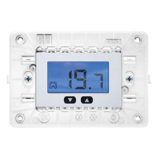 Urmet Simon Nea digitaler Thermostat 3 Module Rahmen 230V weiß 10612.B