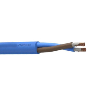 Flexibles Stromkabel FTG18OM16 2x1,5 mm² 0,6/1 kV