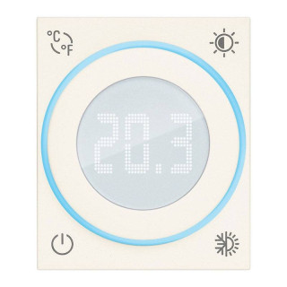 Vimar Line 100-240V 2M Display Room Thermostat White