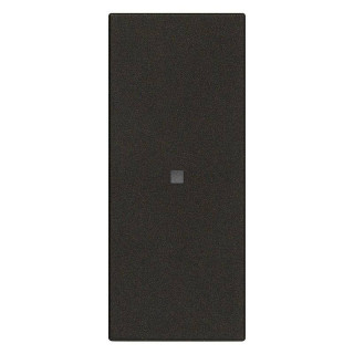 Vimar Linea 1P 10A Illuminable Black Axial Pushbutton