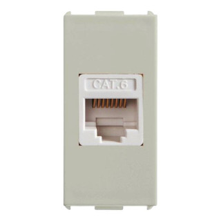Master Pixia Cat 6E Unshielded RJ45 Network Socket Sand