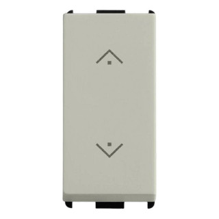 Bouton double verrouillé Master Pixia 1PNO+1PNO 10A Sable