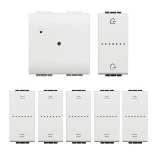 Bticino LivingLight Roller Shutter Starter Kit White N2010KITN