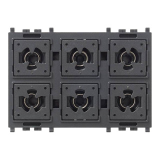 Comando KNX Flat/Tondo Vimar Eikon 6 Pulsanti 3 Moduli