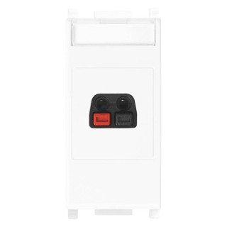 Vimar Plana connector for sound speaker White