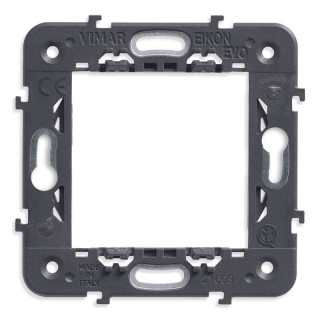 Soporte sin tornillos Vimar Eikon 2 Módulos para cajas empotradas