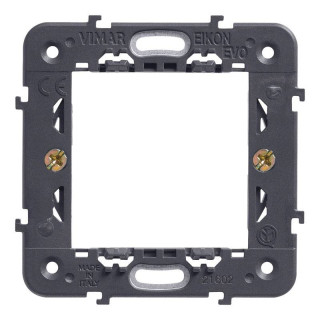 Support avec griffes Vimar Eikon 2 Modules pour boîtes d'encastrement