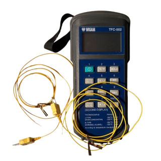 Digitales Thermometer Wigam TFC-502 Doppelfühler Typ K