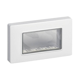 Tapa de pared Vimar Eikon Arké Plana con Tornillos 4M IP55