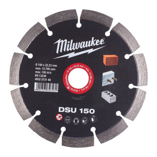 Milwaukee DSU150 D 150 mm laser welded diamond blade
