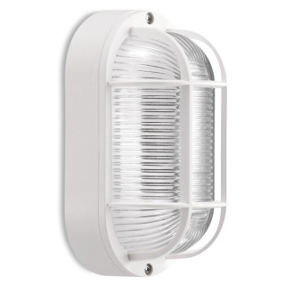 Tartaruga-Deckenleuchte mit Lombardo-Käfig E27 60W IP44 Weiß