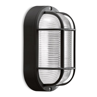 Tartaruga Deckenleuchte mit Lombardokäfig E27 60W IP44 Schwarz