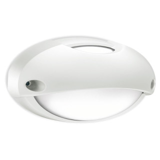 Plafoniera Ovale Lombardo Airy E27 max 60W IP54 Bianco