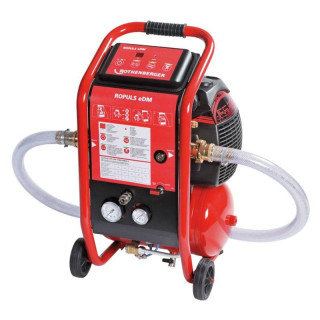 Rothenberger pipe floor system cleaning compressor