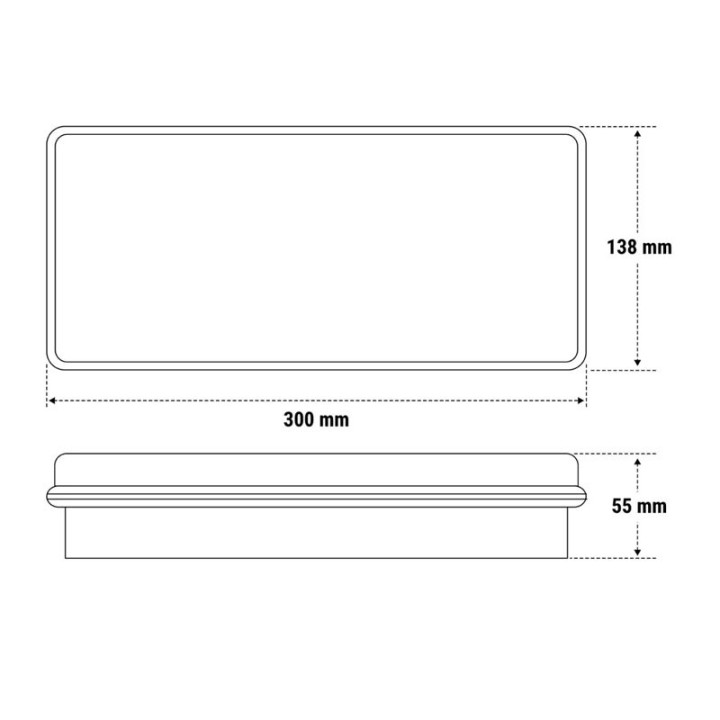 Emergency Lamp Beghelli PRATICA mode SE IP65 250SA