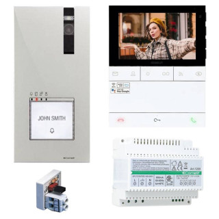 Comelit Quadra and People Wifi Video Intercom Kit PL8451V