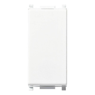 Bouton poussoir Vimar Plana 10A 250V 1P éclairé blanc 14010