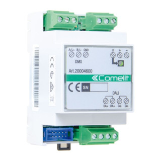 Comelit SIMPLEHOME interface er DALI and DMX 3M protocols