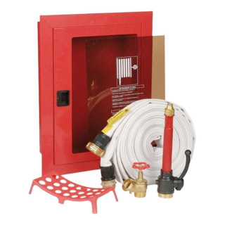 Ziggiotto Cuba wall hydrant with hatch 25m hose
