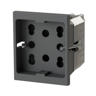 Prise Schuko 4Box Side Vimar Linea noir 4BPH21.V30G