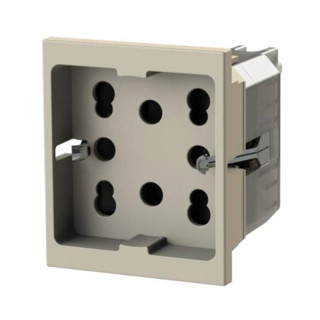 Schuko 4Box Side Vimar Hemp Linea two-pin socket 4BPH21.V30C