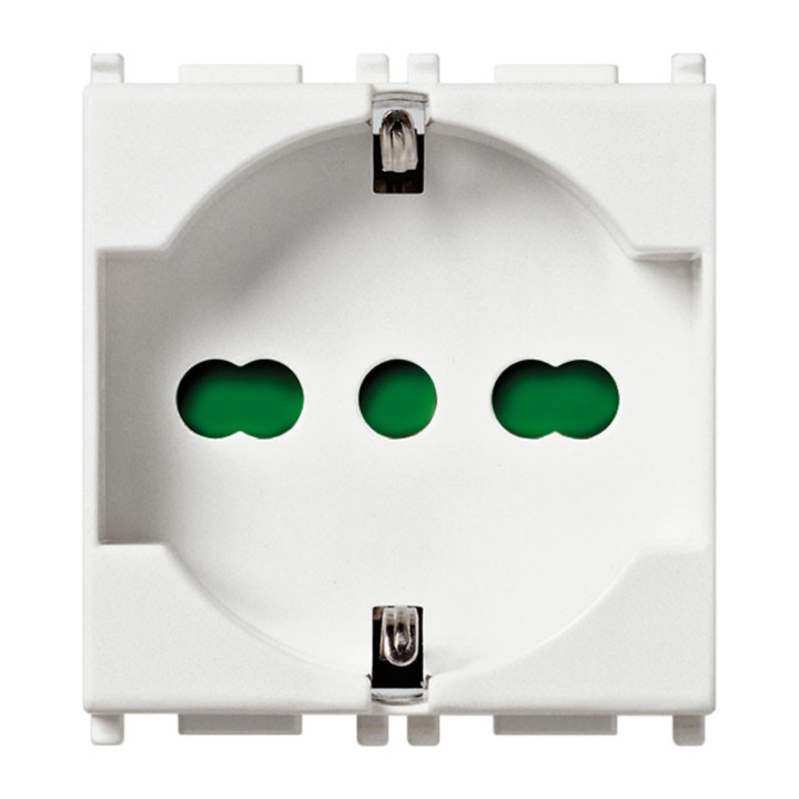 Vimar Plana Socket 2P+E 16A 2M Standard Italian P40 White