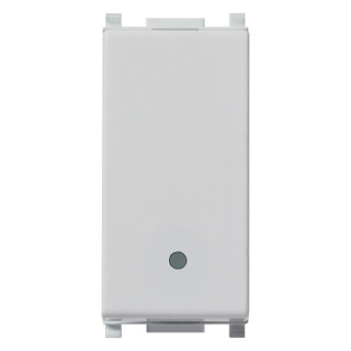 Vimar Plana Silver Umschalter 1P 10AX 250V 1M 14004.SL