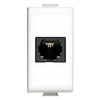 Bticino Matix Conector telefónico RJ11 Blanco