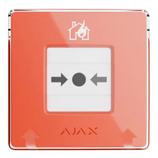 Ajax ManualCallPoint Jeweller red wireless fire button