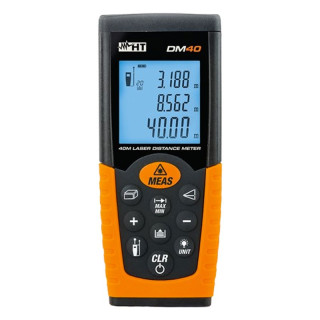 Laser Meter HT Italy DM40 range 40 meters LCD display