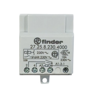 Finder EVO 10A 230VAC impulse switch relay 272582304000