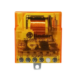 Finder 10A 230VAC 2NO impulse switch relay 270582304000