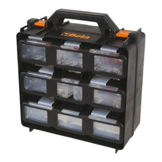 Beta Organizer Empty Suitcase with 12 Removable Trays