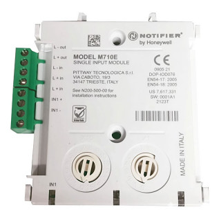 Notifier addressed input module for 700 series control panels