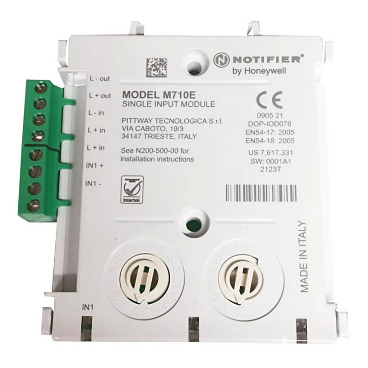 Módulo de entrada direccionada Notifier para paneles de control de la serie 700