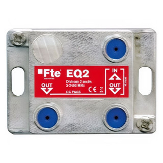 TV/SAT Splitter FTE 2 Way Class A 5-2400 MHz Terrestrial and Satellite